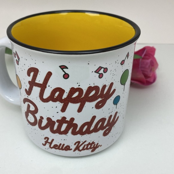 Hello Kitty Happy Birthday ceramic mug NEW! Sanrio Hello Kitty - Picture 5 of 11